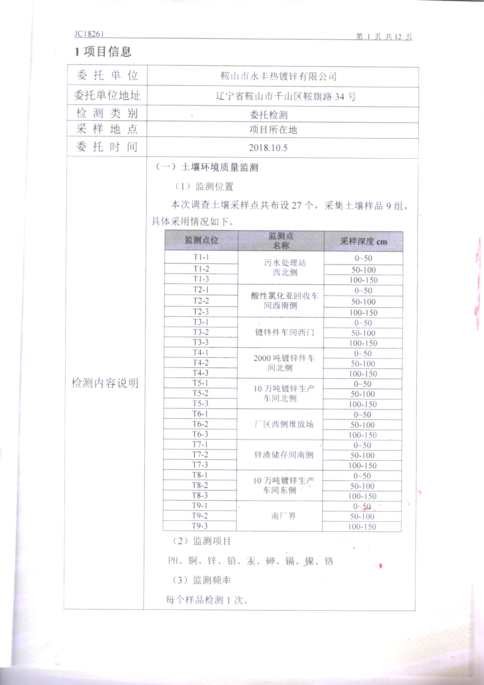 鞍山mg冰球突破官网入口土壤检测报告